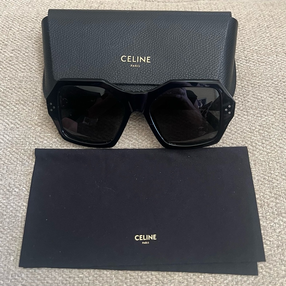 Celine Oversized Black Sunglasses 😎❤️